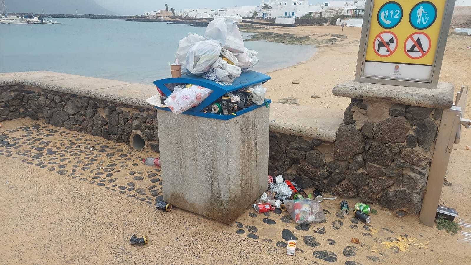 basura en famara