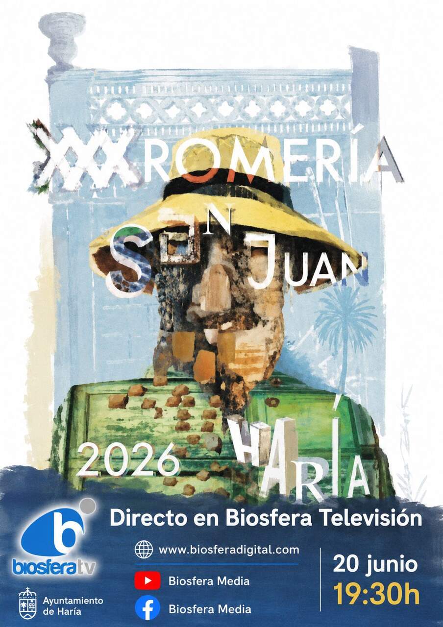 Cartel de la romería de Haría