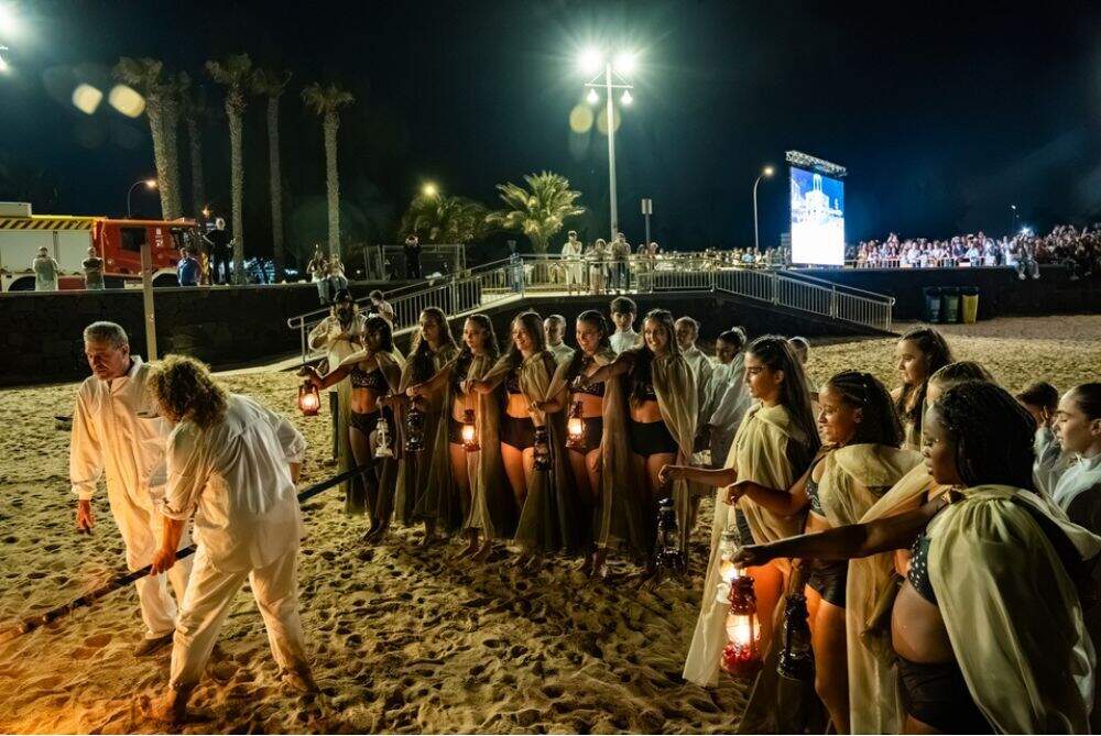 Hoguera de San Juan en Arrecife
