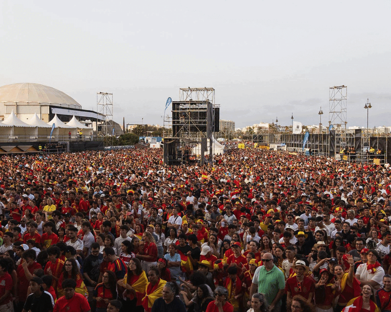 Recinto feria de Arrecife celebrado el Mundial de Fútbol